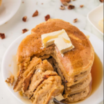 fluffy light pumpkin pancakes