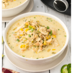 slow cooker white bean chicken chili
