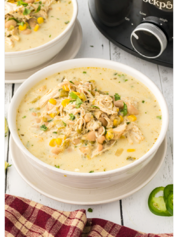 slow cooker white bean chicken chili