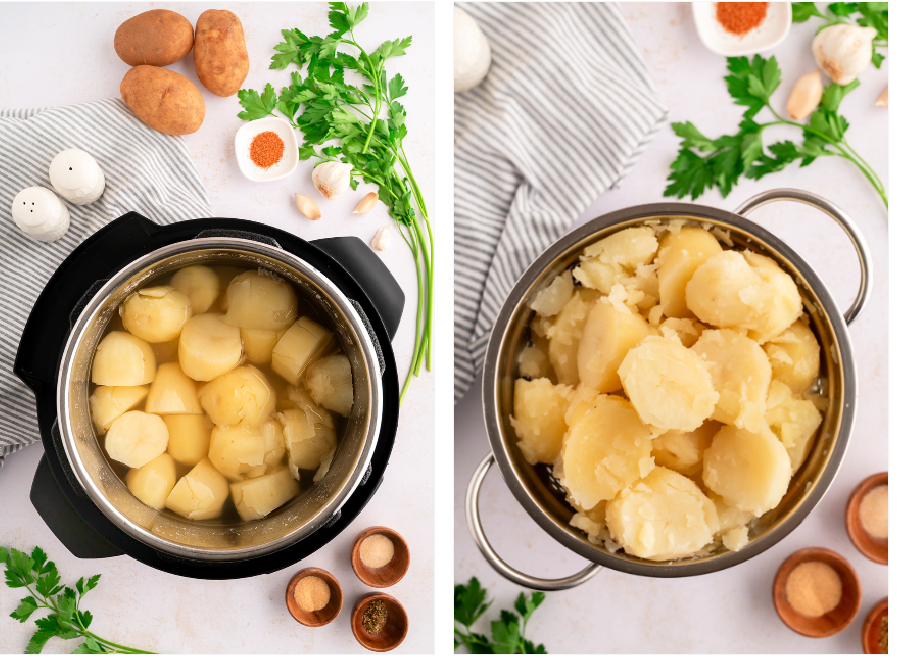 how to make creamy mashed potatoes using the Instant Pot