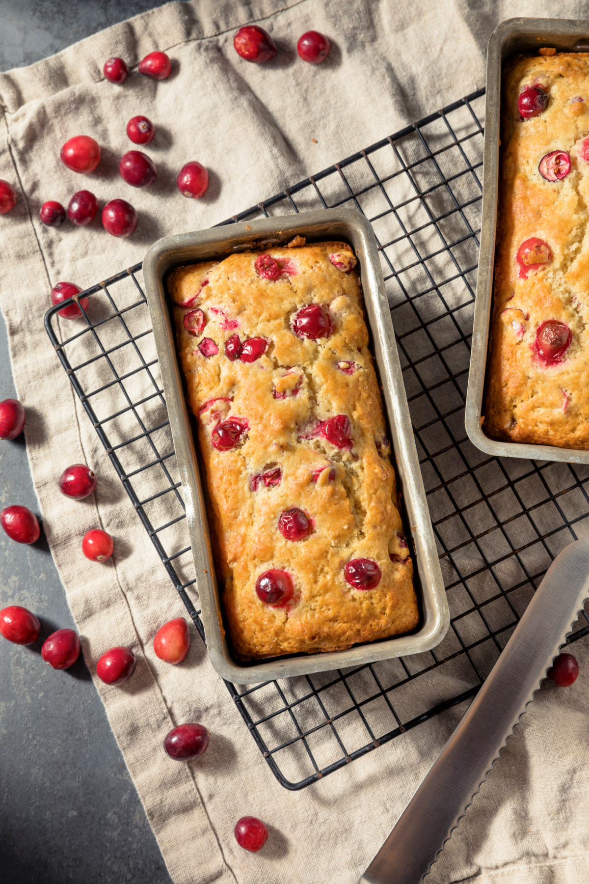 Mom's cranberry walnut bread recipe for Thanksgiving