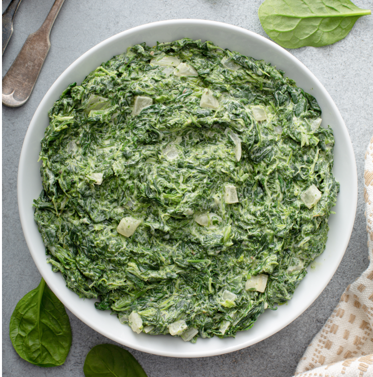 homemade creamed spinach recipe