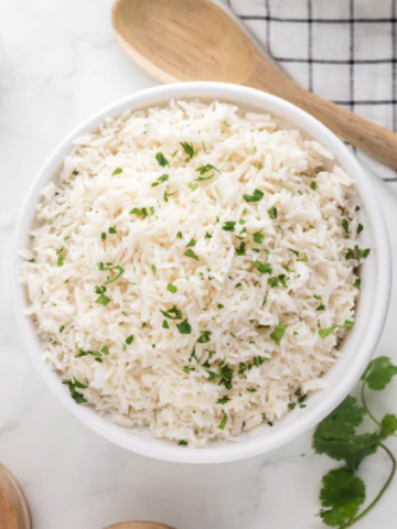 coconut rice is the perfect easy side dish