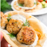 greek chicken meatballs