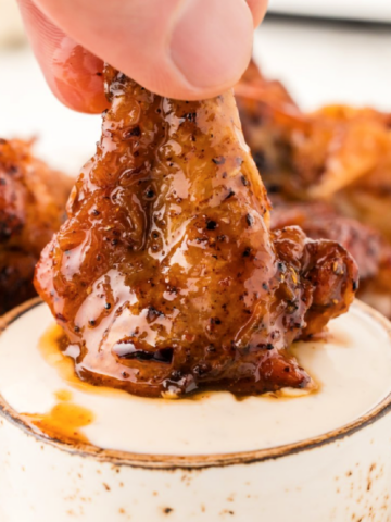 Grilled chicken in a honey lime sauce