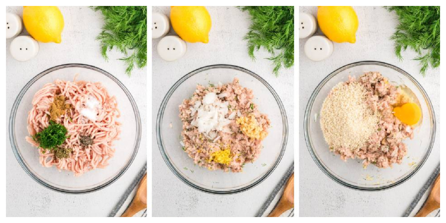 how to make Greek inspired chicken meatballs from scratch