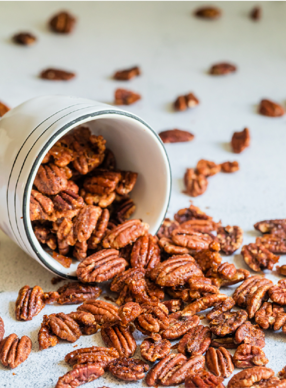 holiday candied pecans