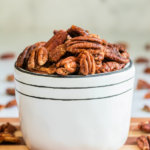 holiday candied pecans