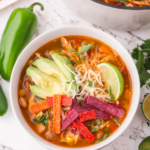soutwest chicken fiesta soup recipe