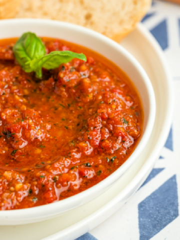 tomato basil pesto