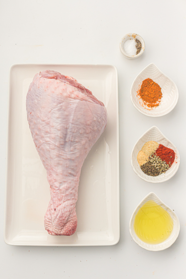 ingredients to make a turkey leg in the air fryer