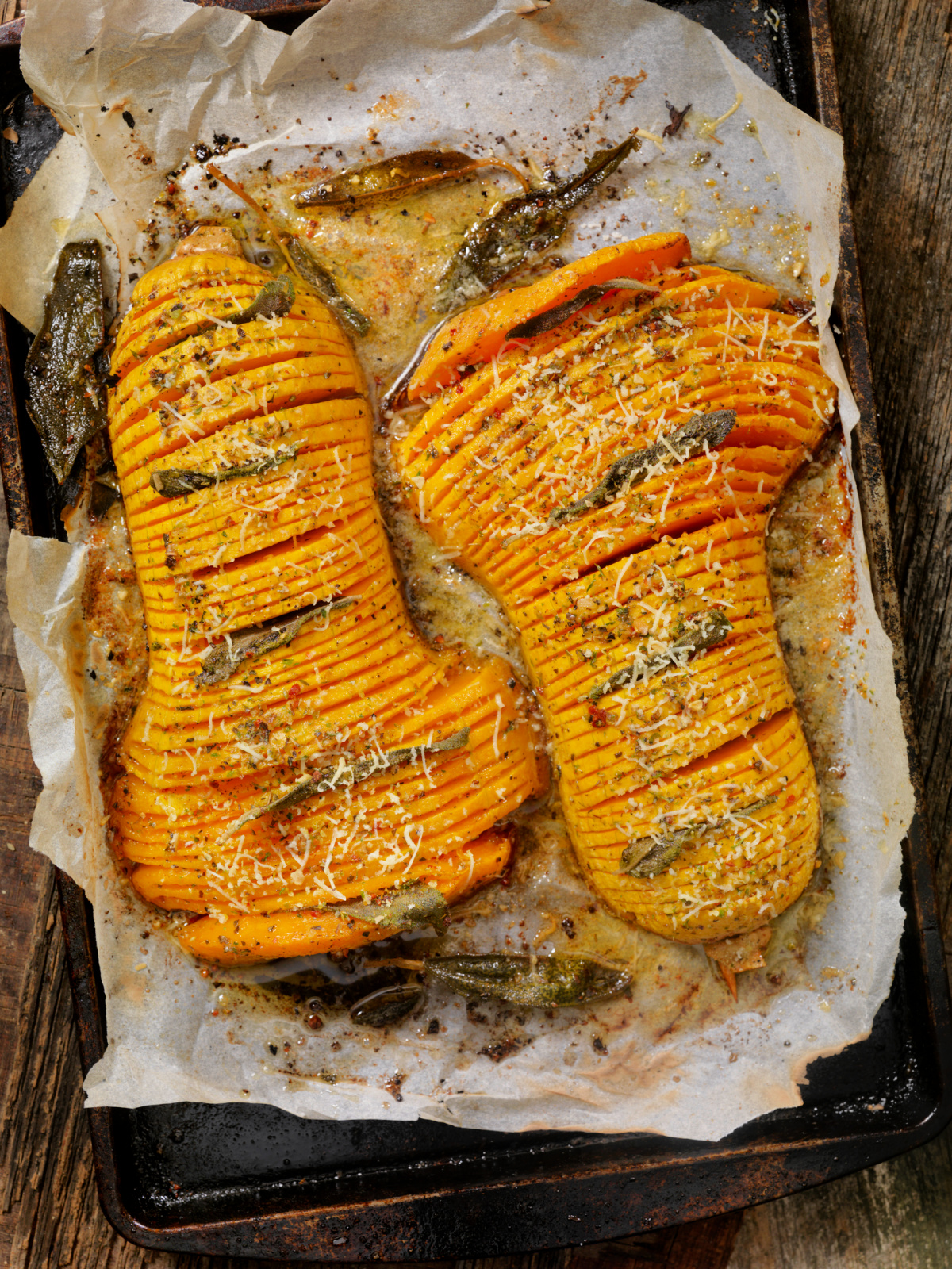 how to make a hasselback butternut squash side dish